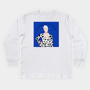 On Sunday we do nothing Kids Long Sleeve T-Shirt